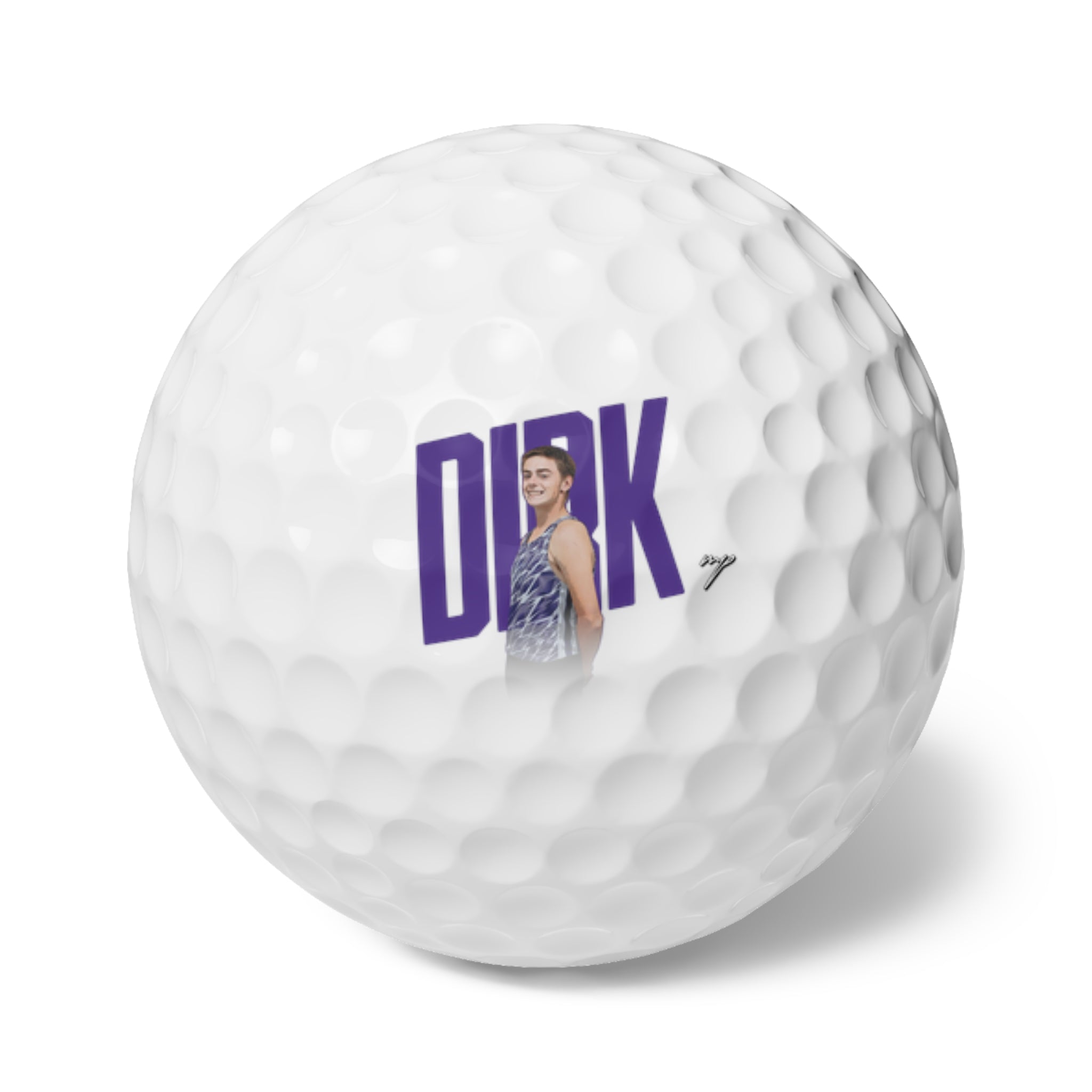 Dirk Crater Golf Balls, 6pc