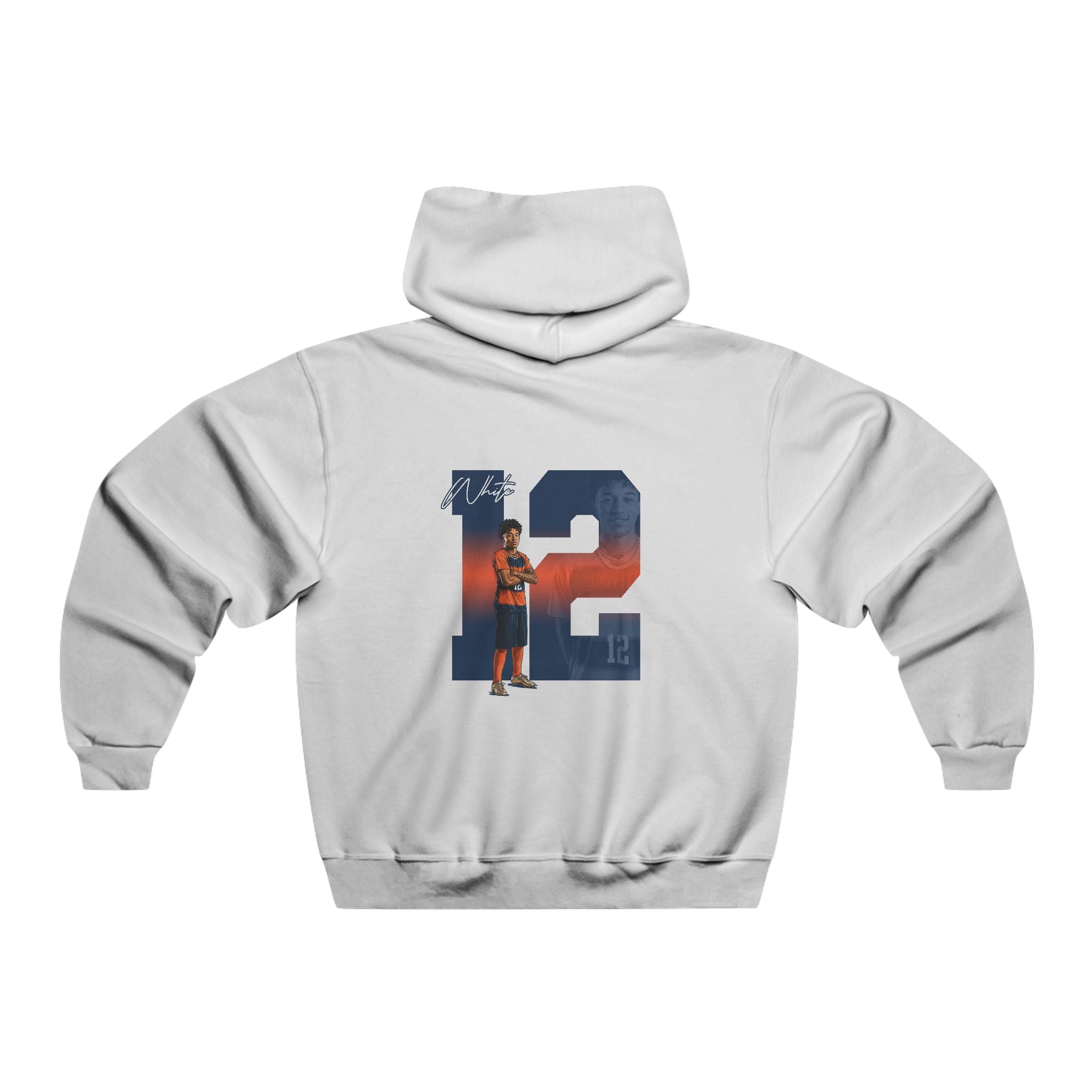 Dario White Vintage Hoodie