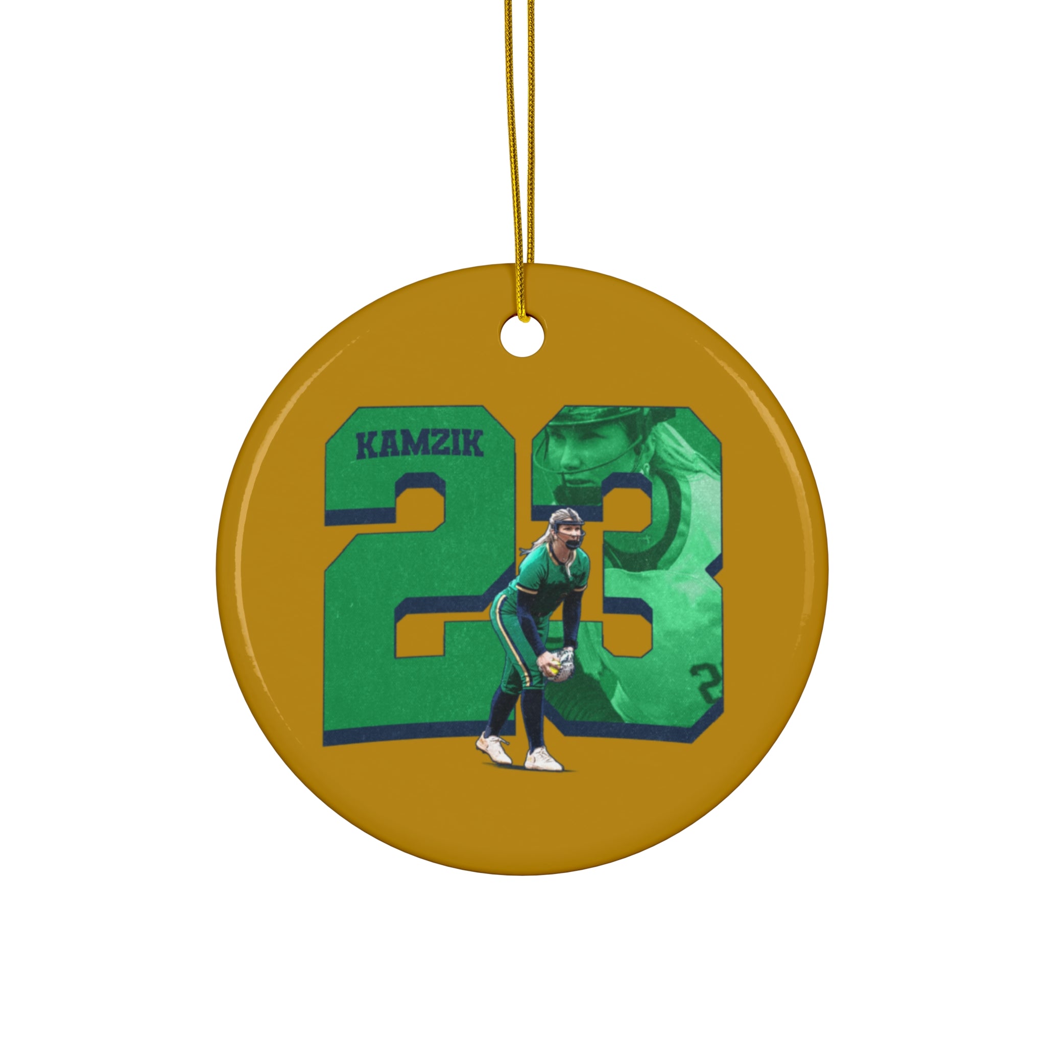 Kamryn Kamzik Ceramic Ornament