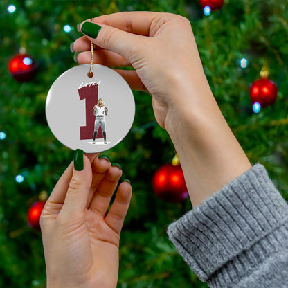 Layla Gugino Ceramic Ornament