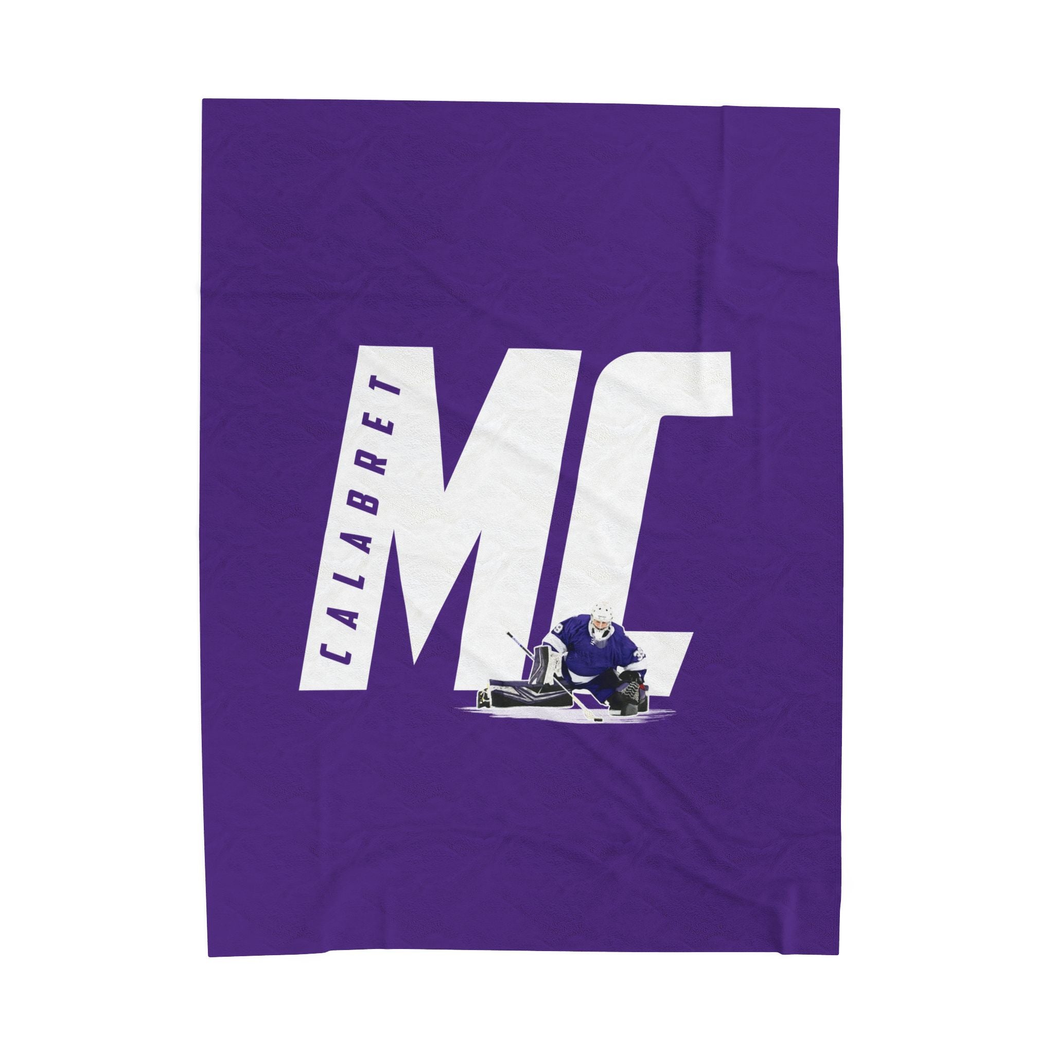 Michael Calabret Velveteen Plush Blanket
