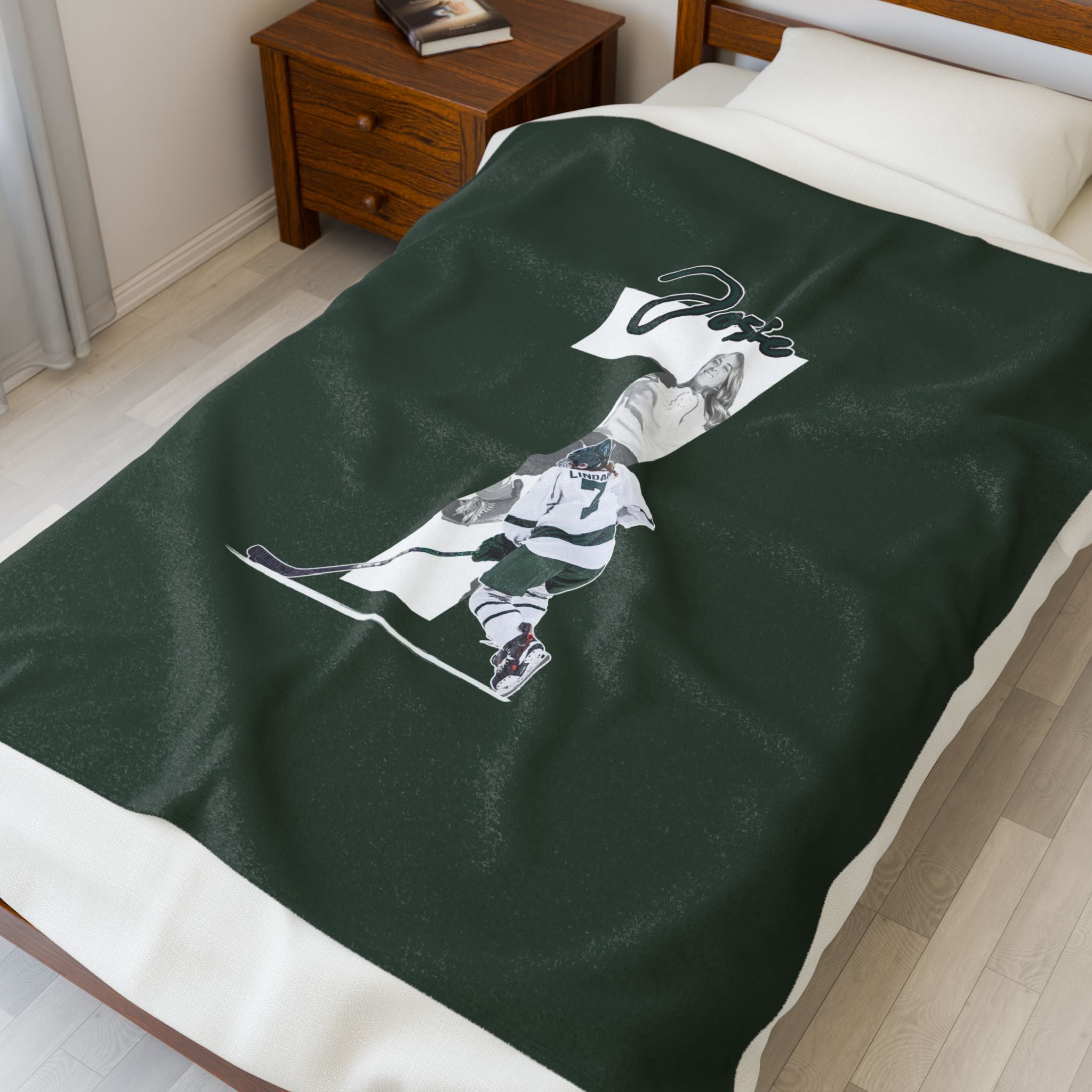 Josie Lindahl Velveteen Plush Blanket