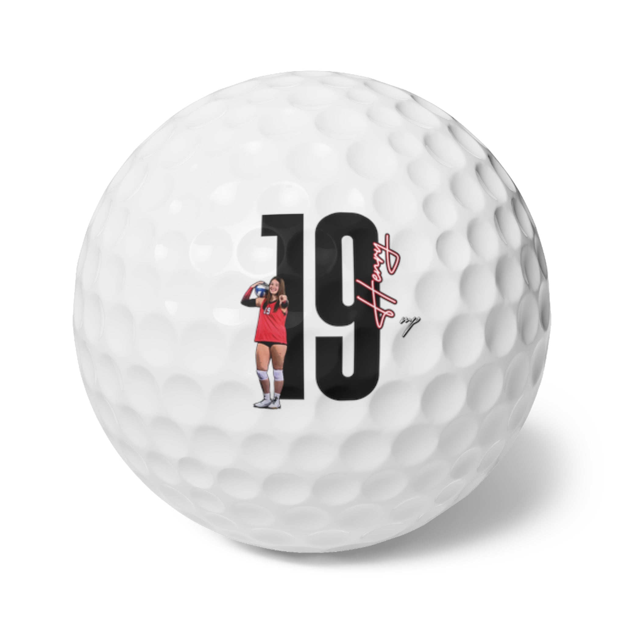 Izzy Henry Golf Balls, 6pc
