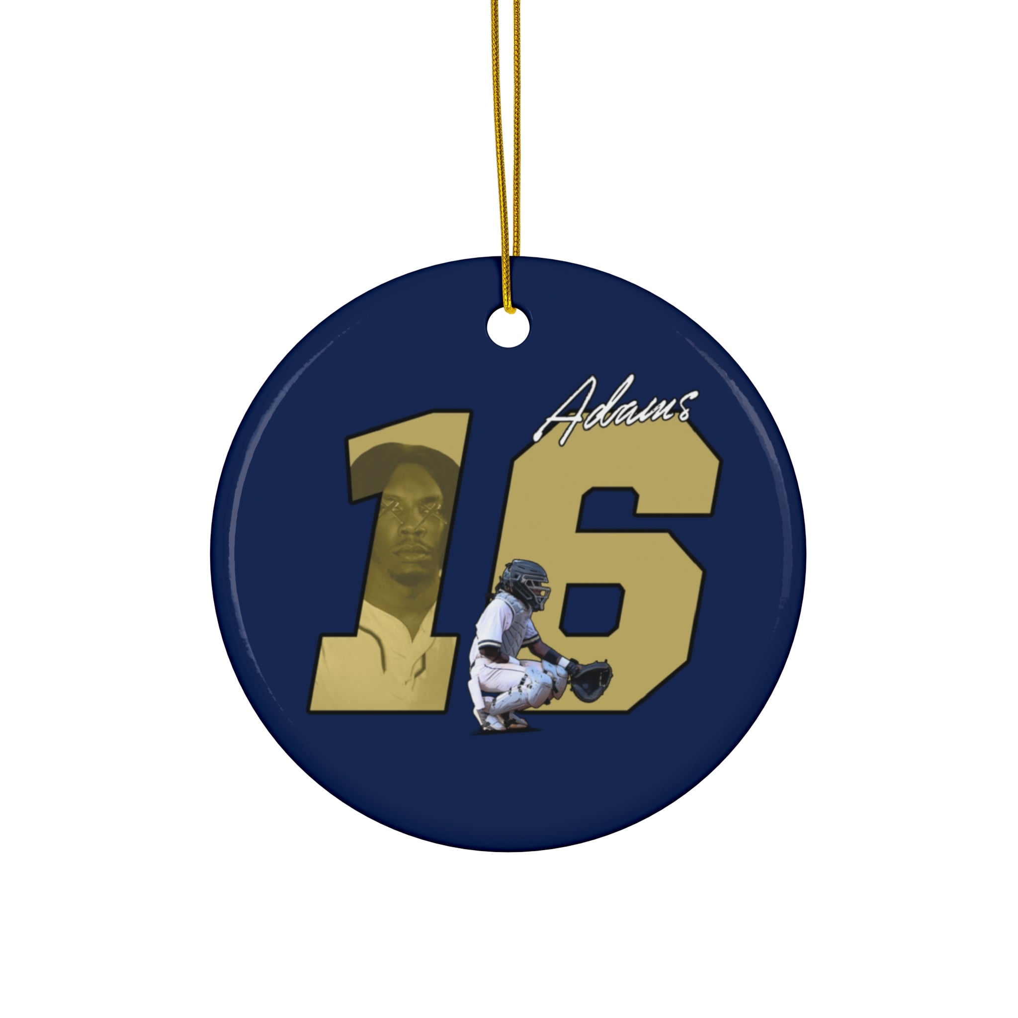 Malachi Adams Ceramic Ornament