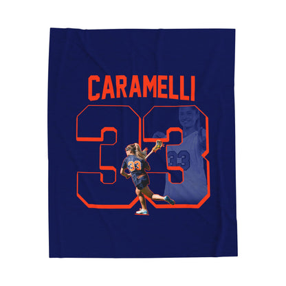 Joely Caramelli Velveteen Plush Blanket