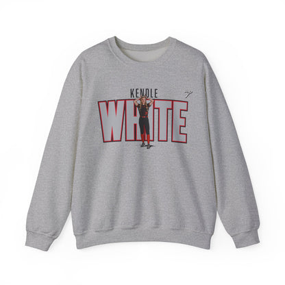 Kendle White Crewneck