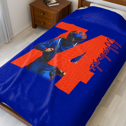Ella Wesolowski Velveteen Plush Blanket