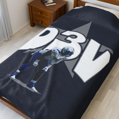 Devon Sanders Velveteen Plush Blanket