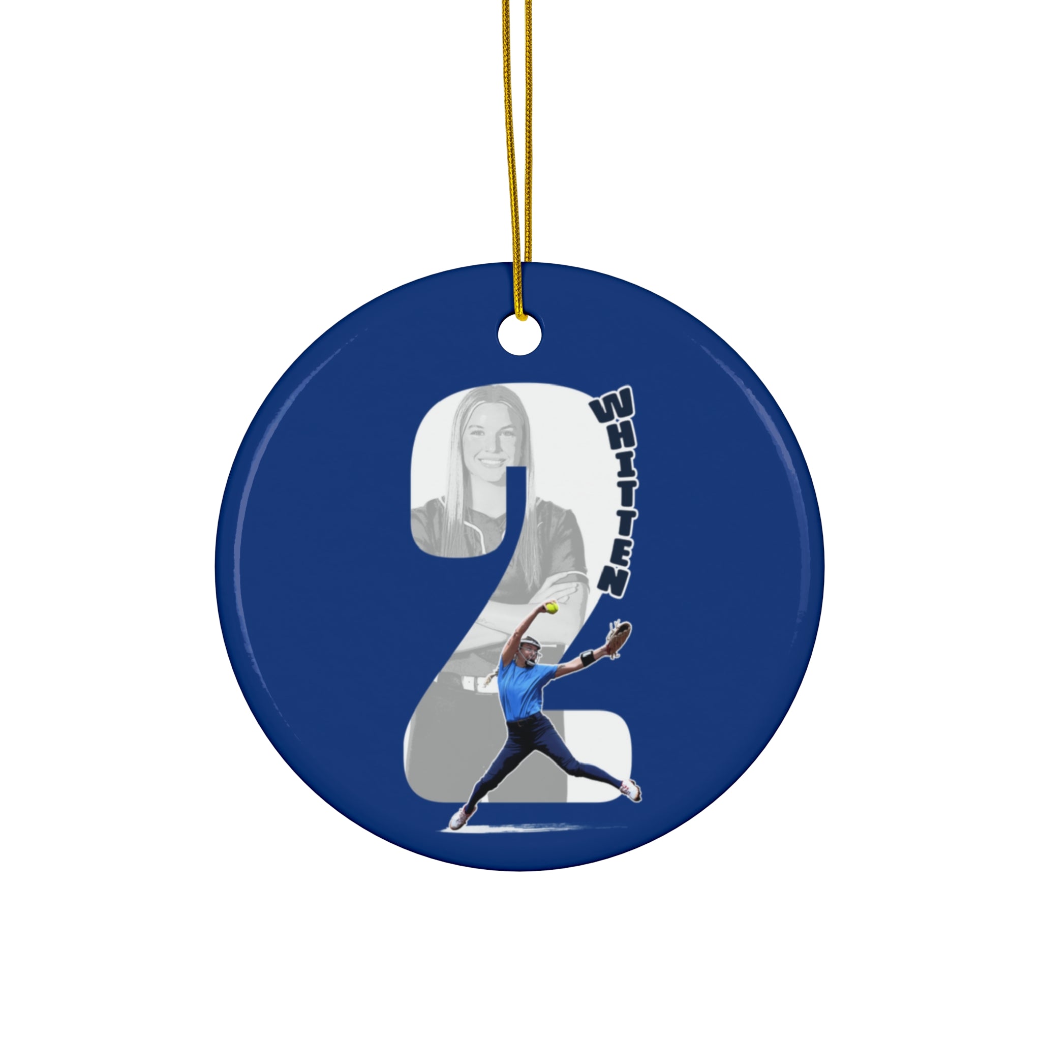 Lilly Whitten Ceramic Ornament