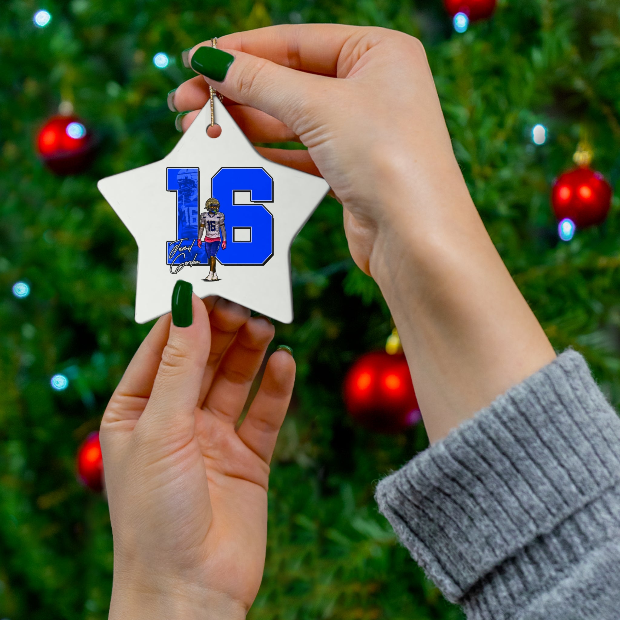 Jamil Gordon Ceramic Ornament