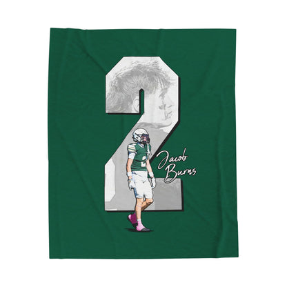 Jacob Burns Velveteen Plush Blanket