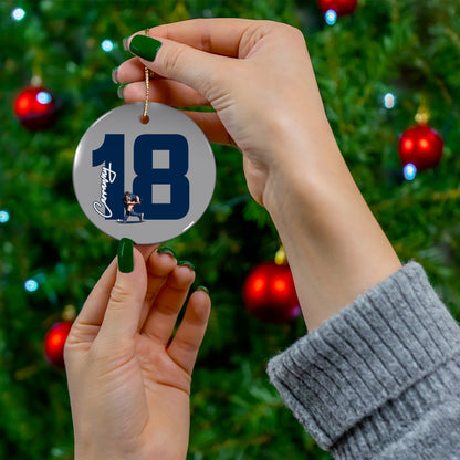 Caitlin Carraway Ceramic Ornament