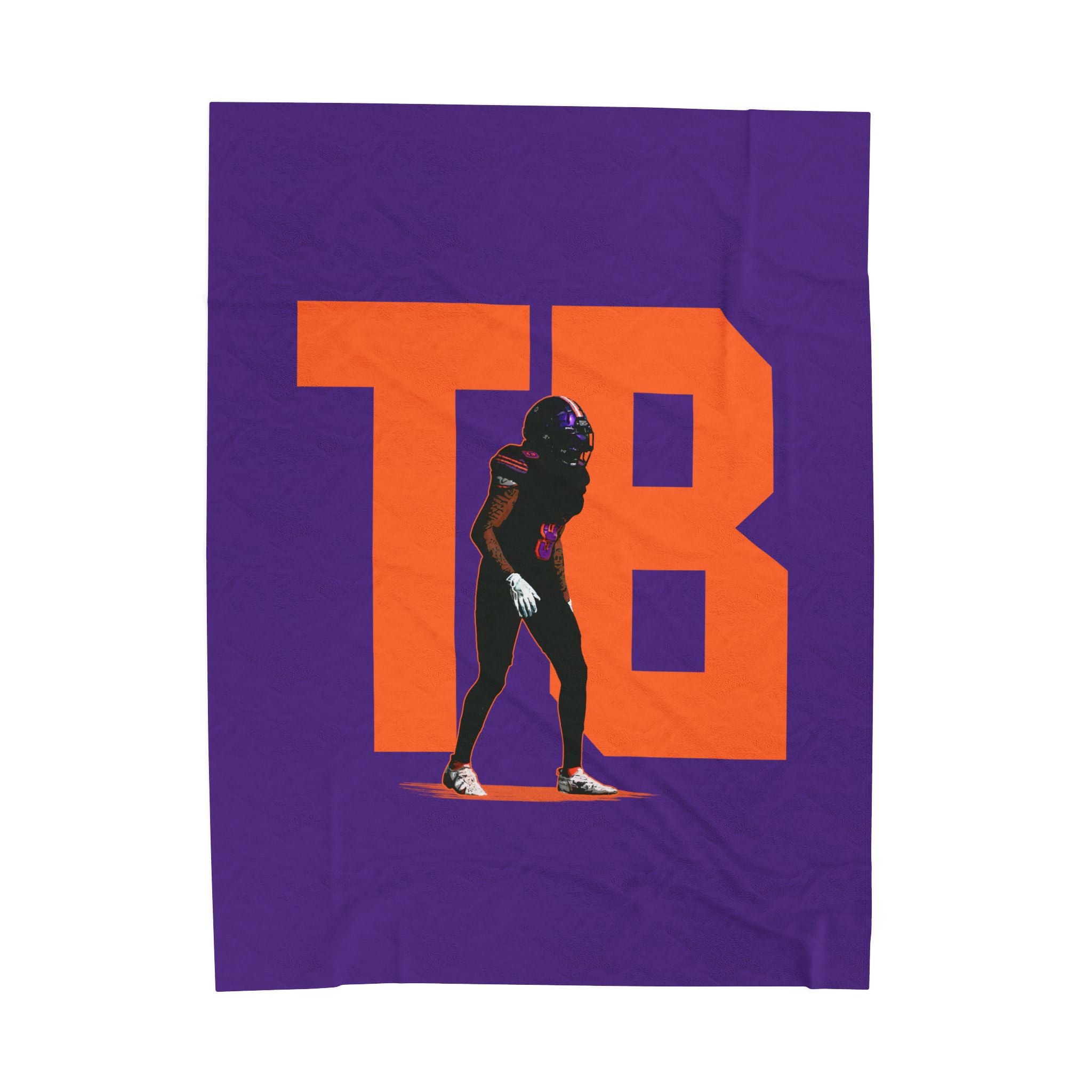 Terrance Brown Velveteen Plush Blanket