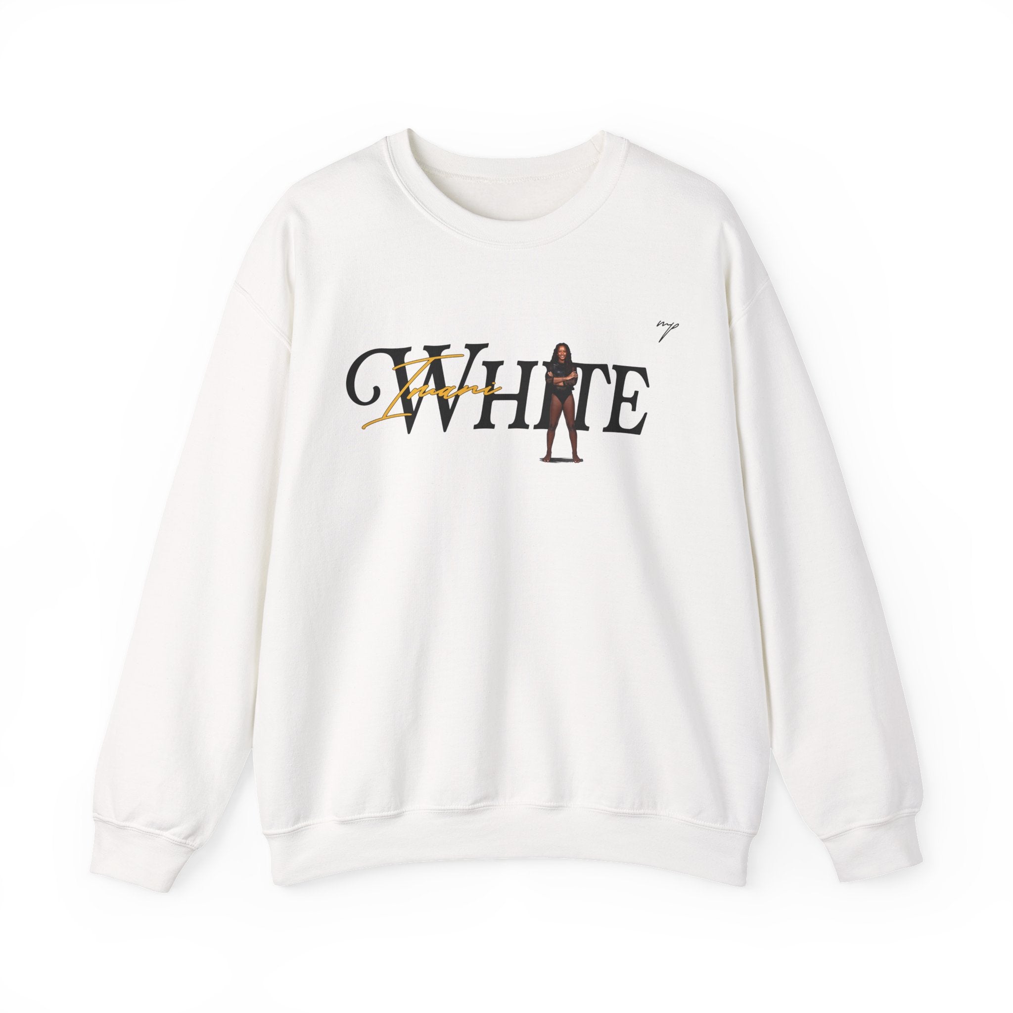 Imani White Crewneck