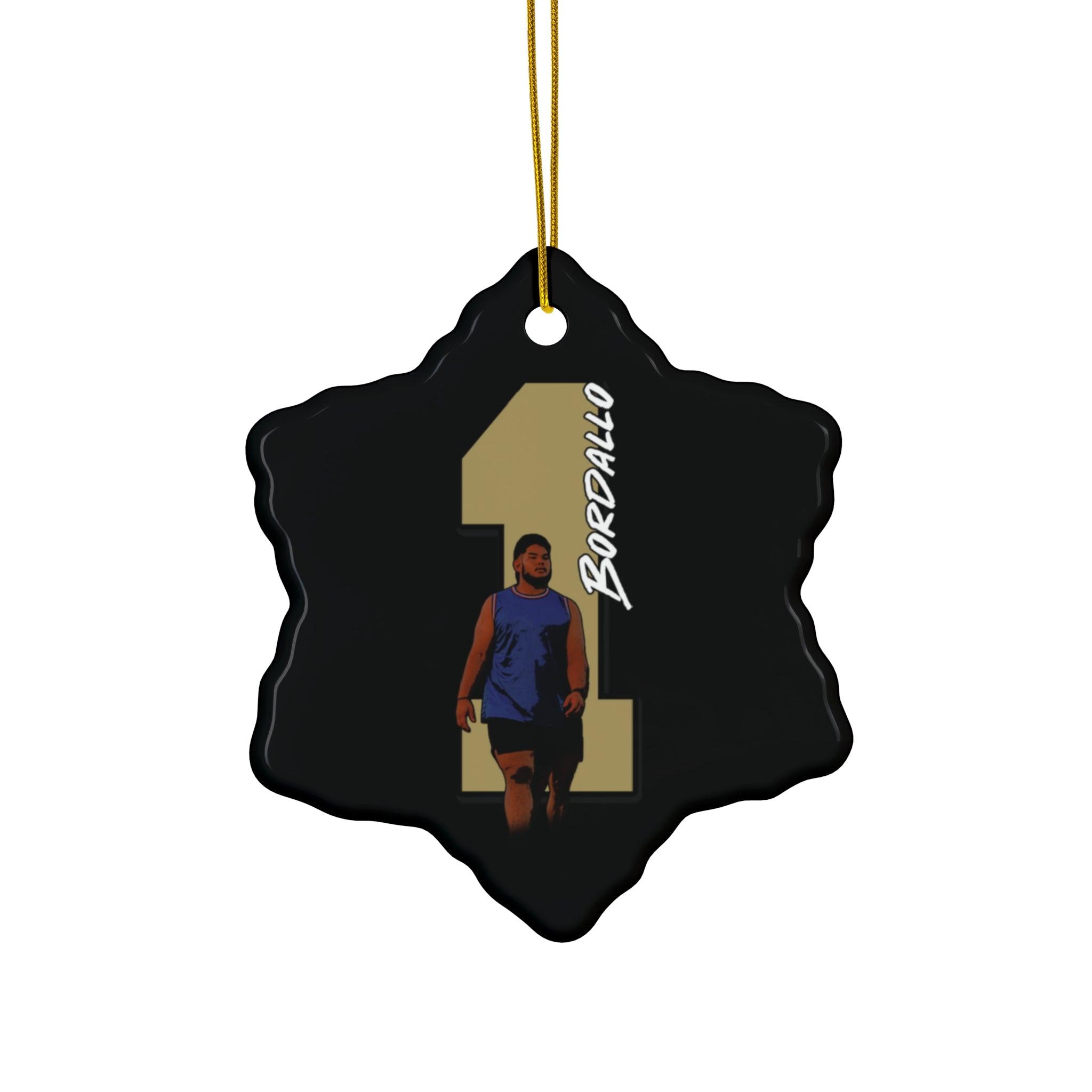 Alden Bordallo Ceramic Ornament