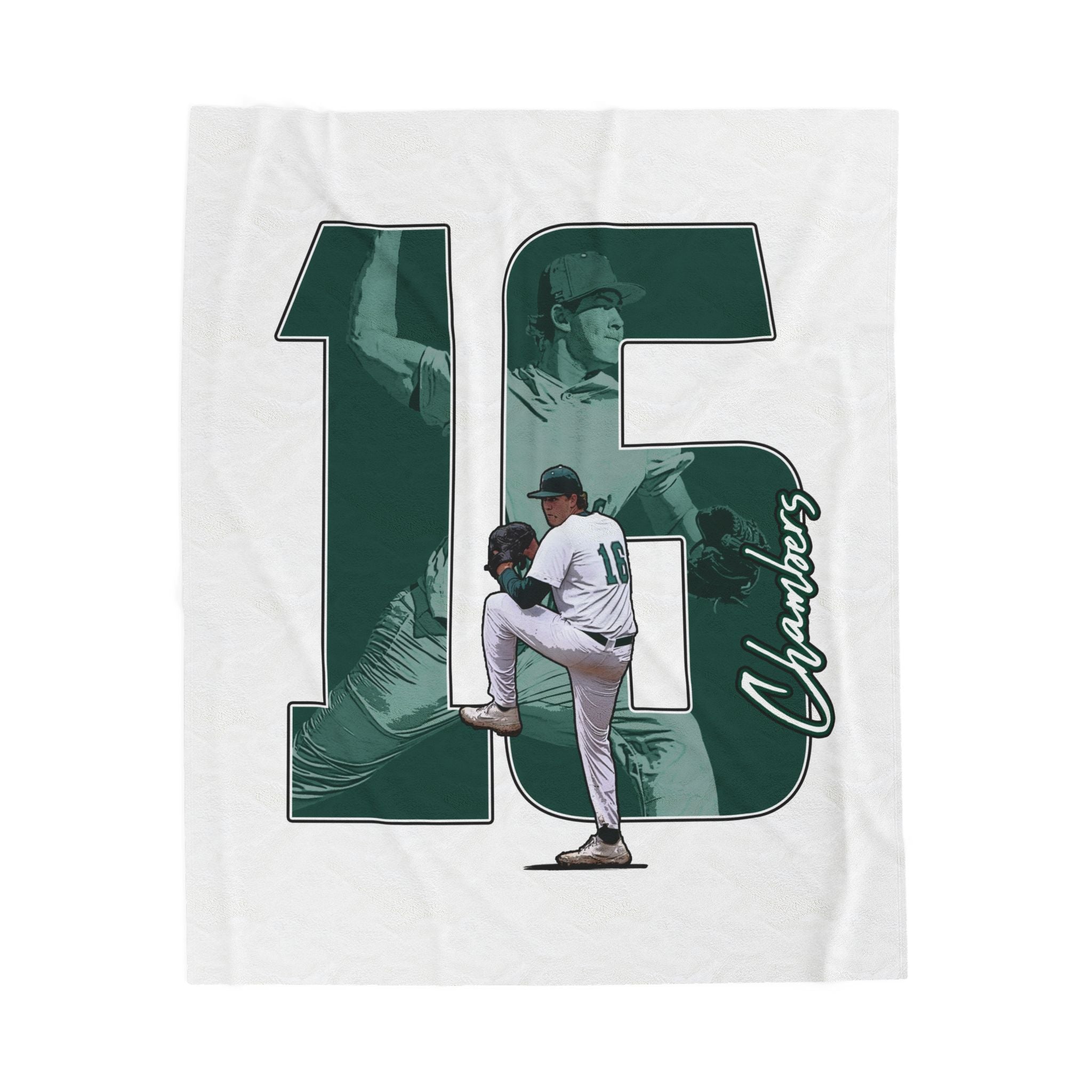 Brady Chambers Velveteen Plush Blanket