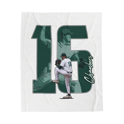 Brady Chambers Velveteen Plush Blanket