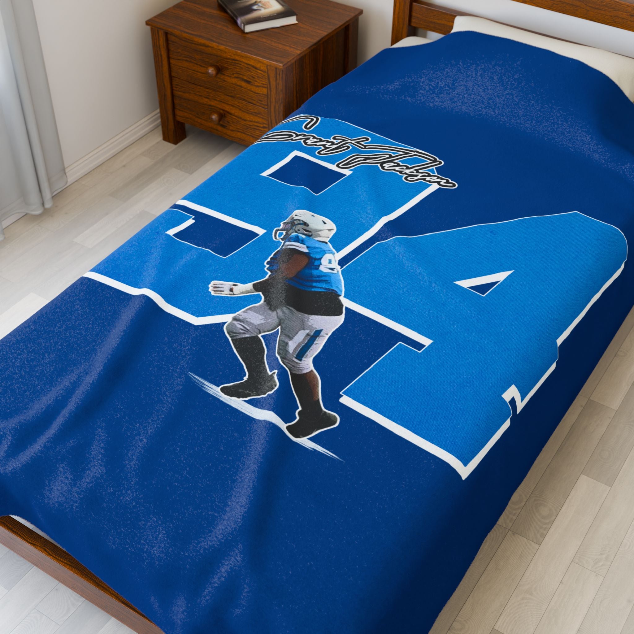 Grant Jackson Velveteen Plush Blanket