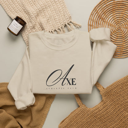 Axe Athletic Club Crewneck V2- White/Sand