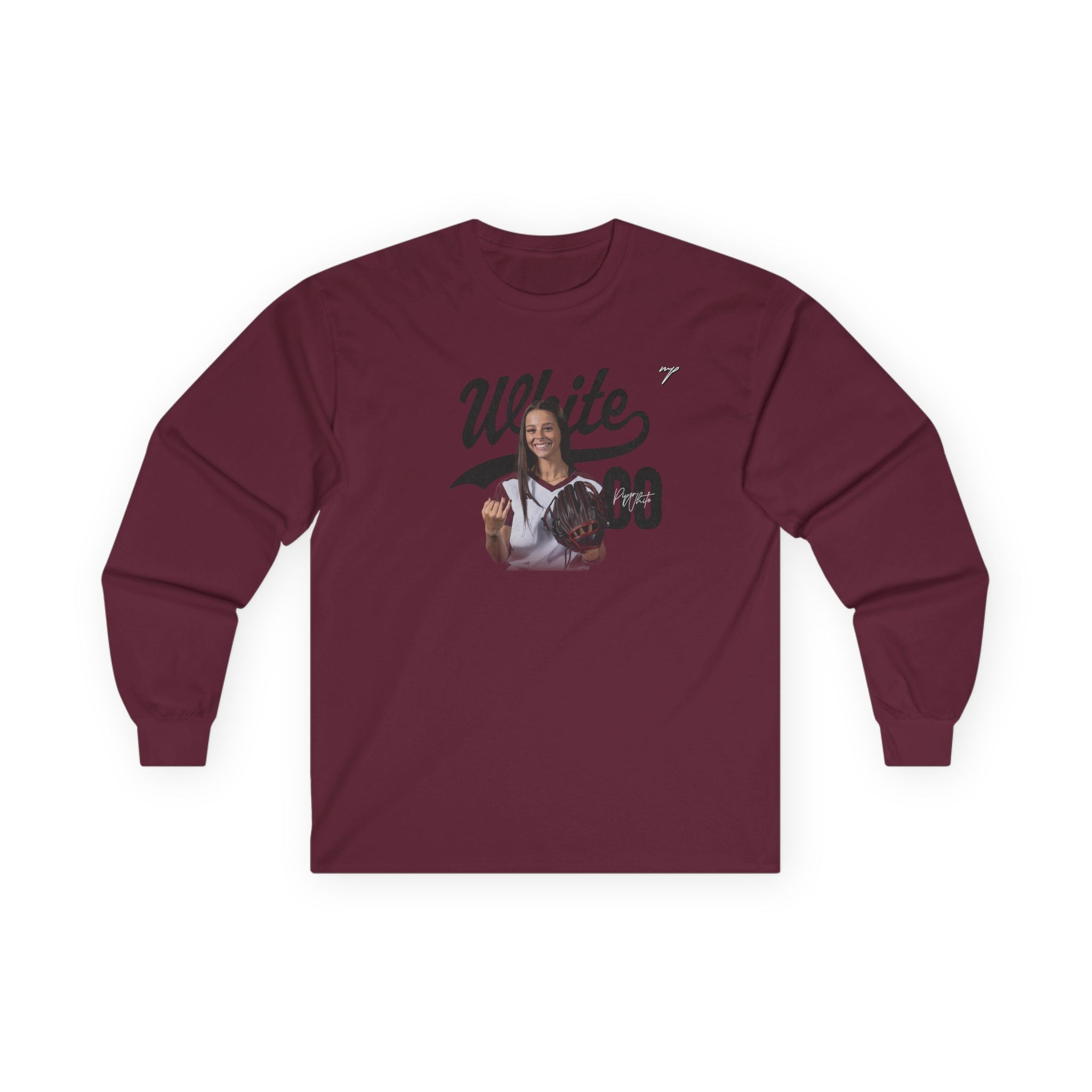 Piper White Long Sleeve Tee
