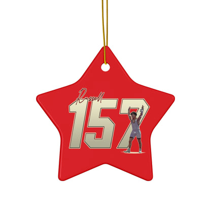 Dallas Russell Ceramic Ornament