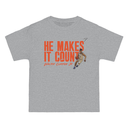 Walter Clayton Jr. HE MAKES IT COUNT Tee Shirt