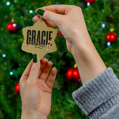 Gracie Kelsey Ceramic Ornament