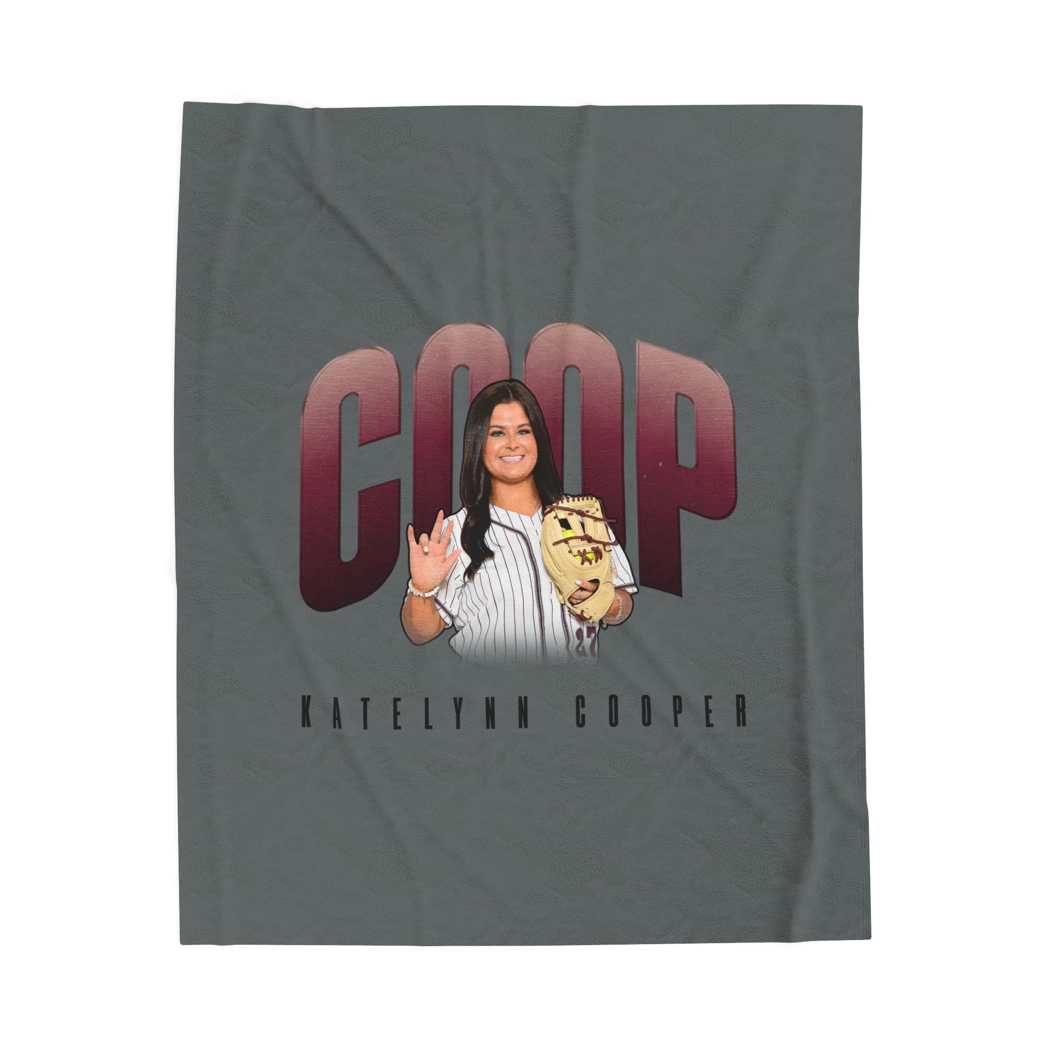 KateLynn Cooper Velveteen Plush Blanket
