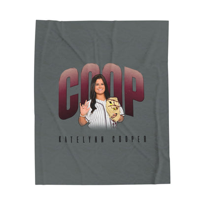 KateLynn Cooper Velveteen Plush Blanket