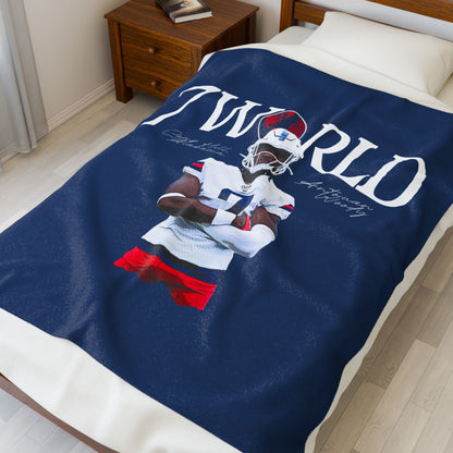 Antojuan Woody Velveteen Plush Blanket