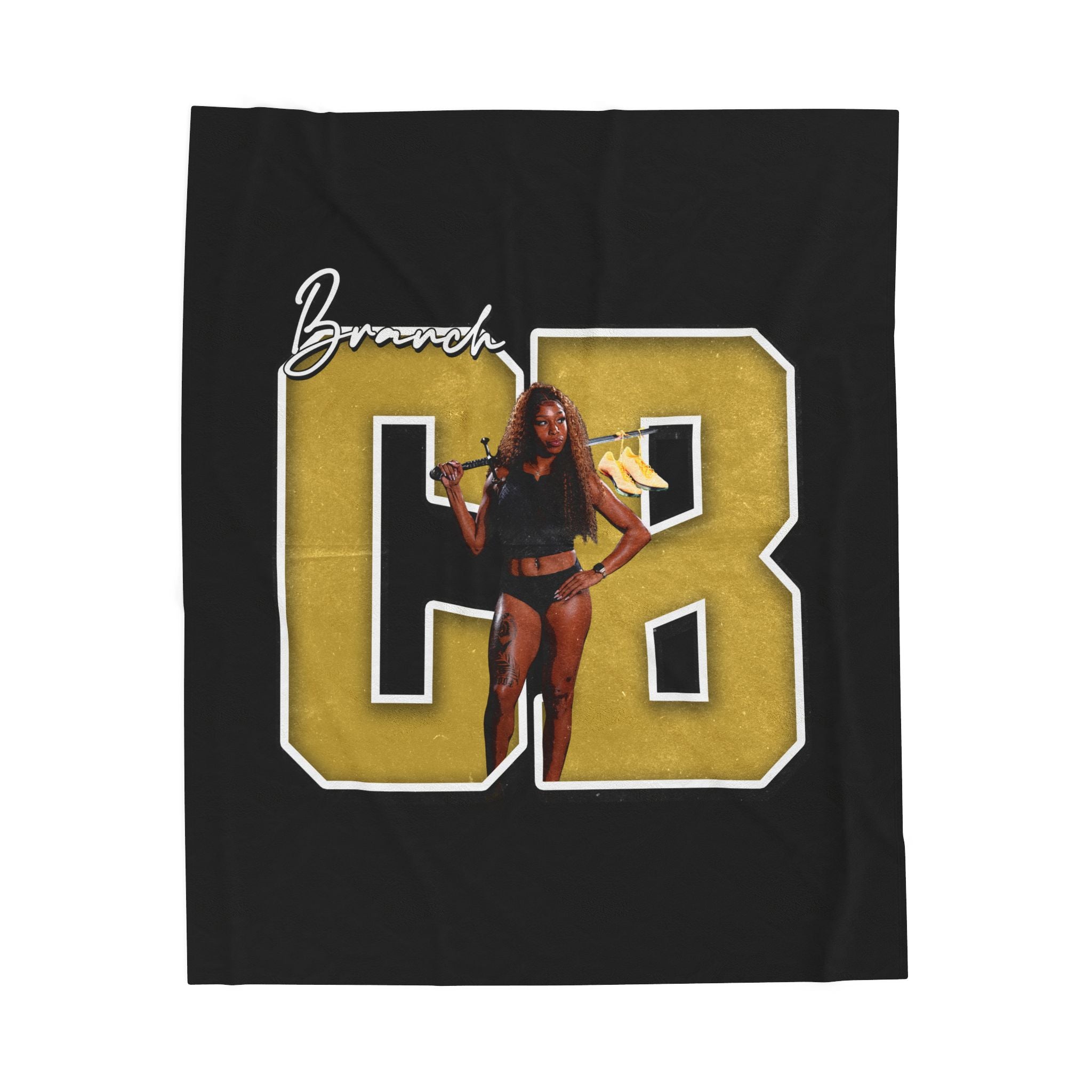 Colleen "Co Co" Branch Velveteen Plush Blanket