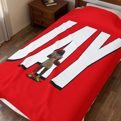 Jeremiah Hall Velveteen Plush Blanket