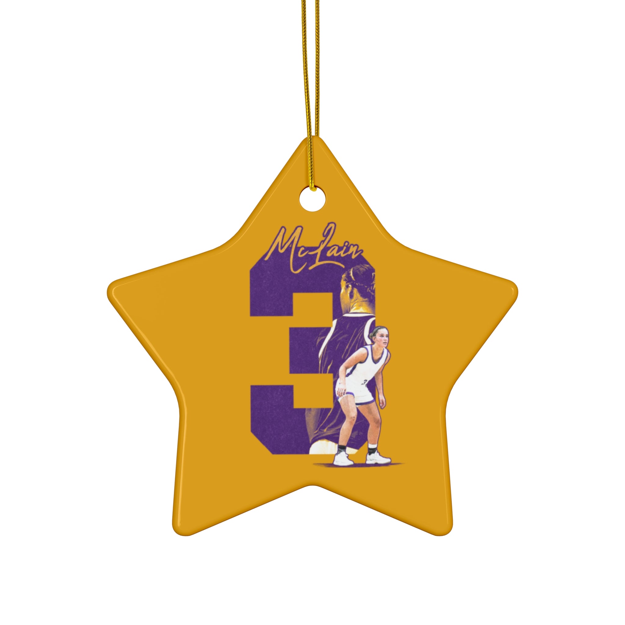 Frankie Mclain Ceramic Ornament