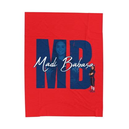 Madi Babasa Velveteen Plush Blanket