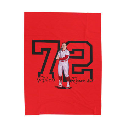 Carlie Muhlbach Velveteen Plush Blanket