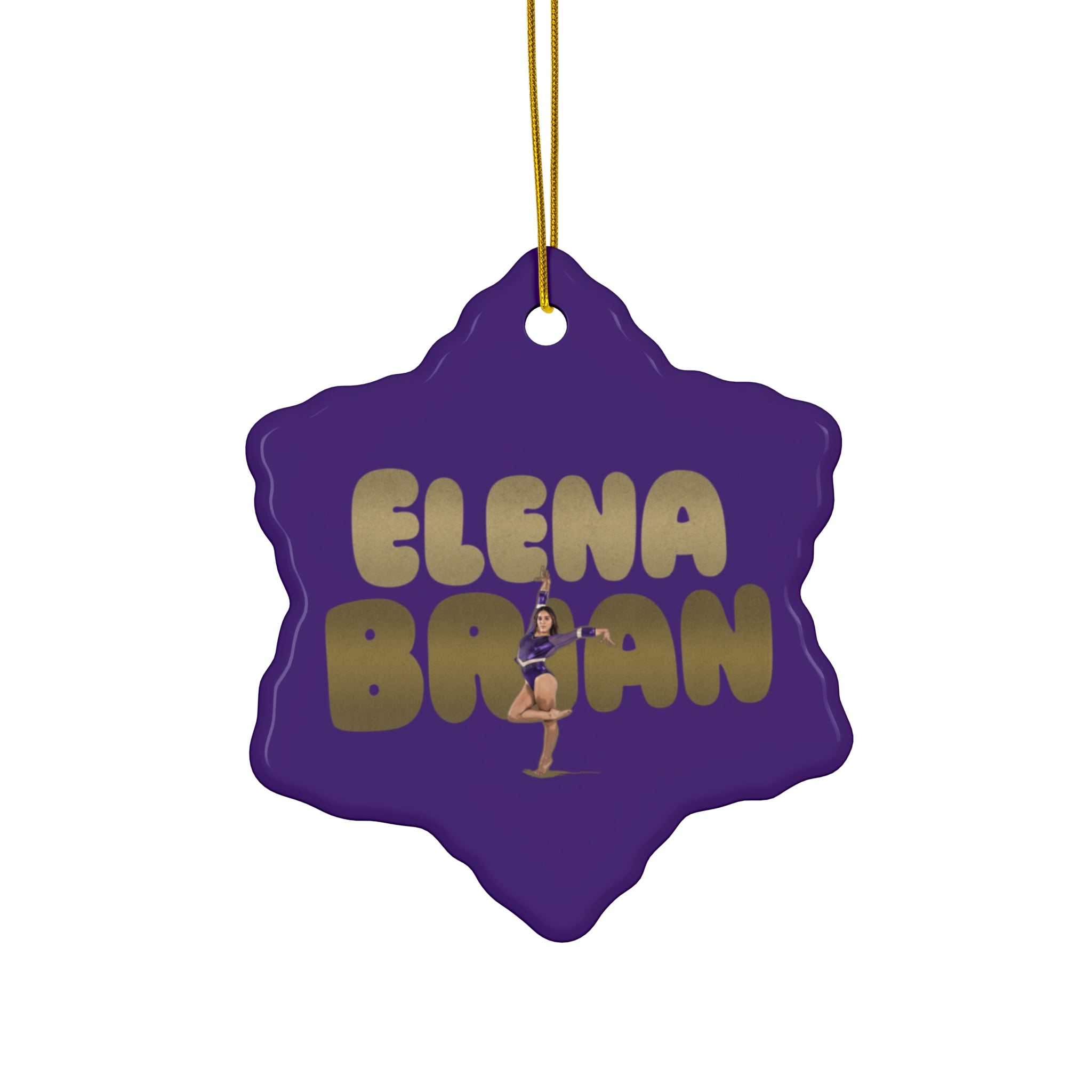 Elena Brian Ceramic Ornament