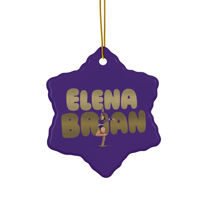 Elena Brian Ceramic Ornament