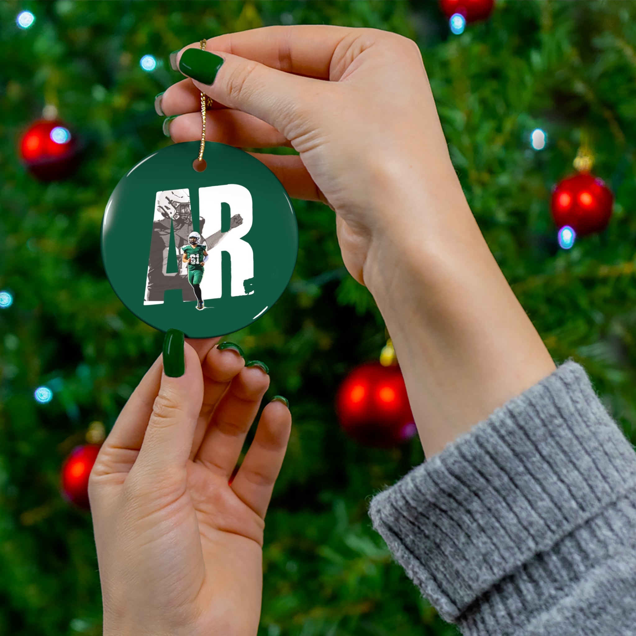 Abraham Rodriguez Ceramic Ornament