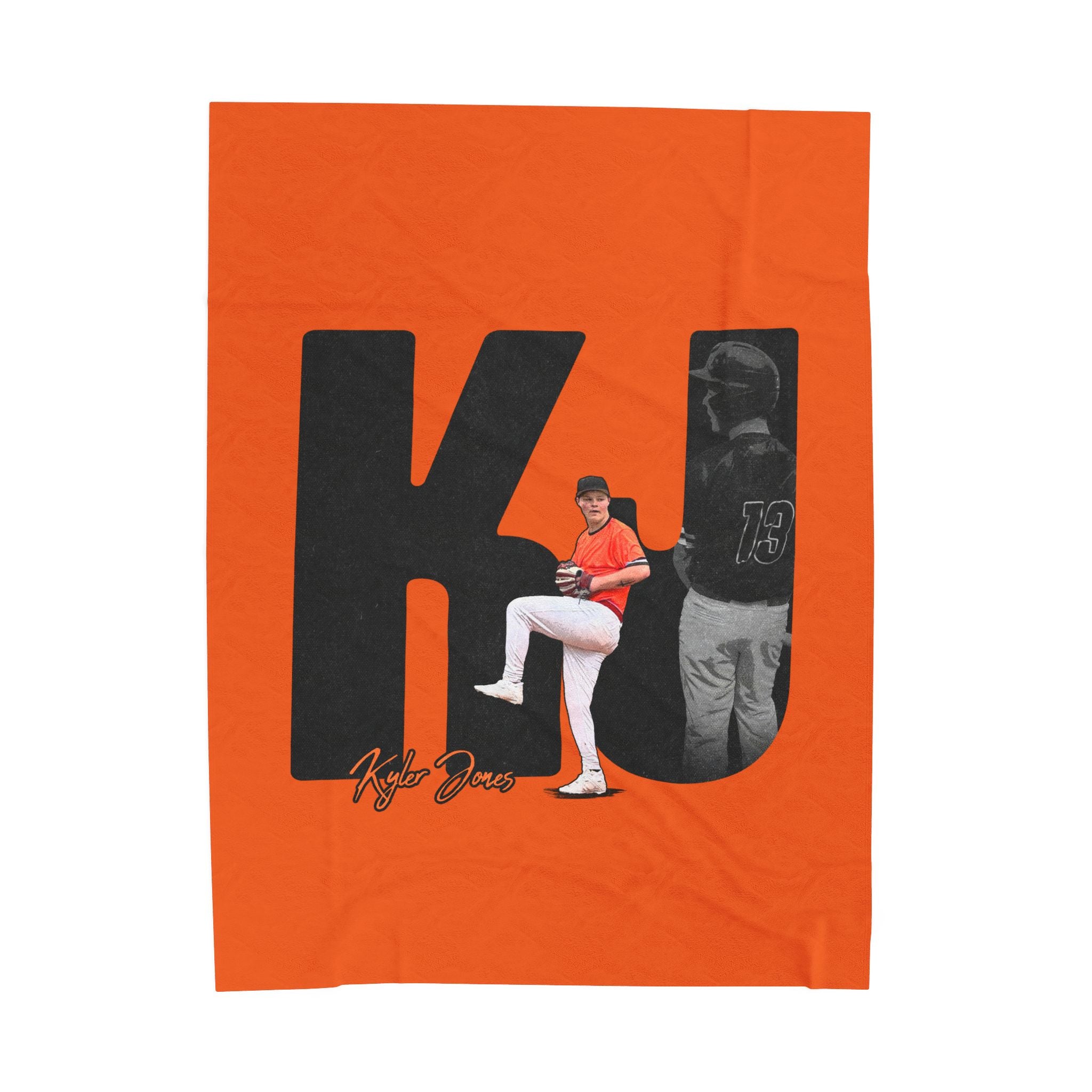 Kyler Jones Velveteen Plush Blanket