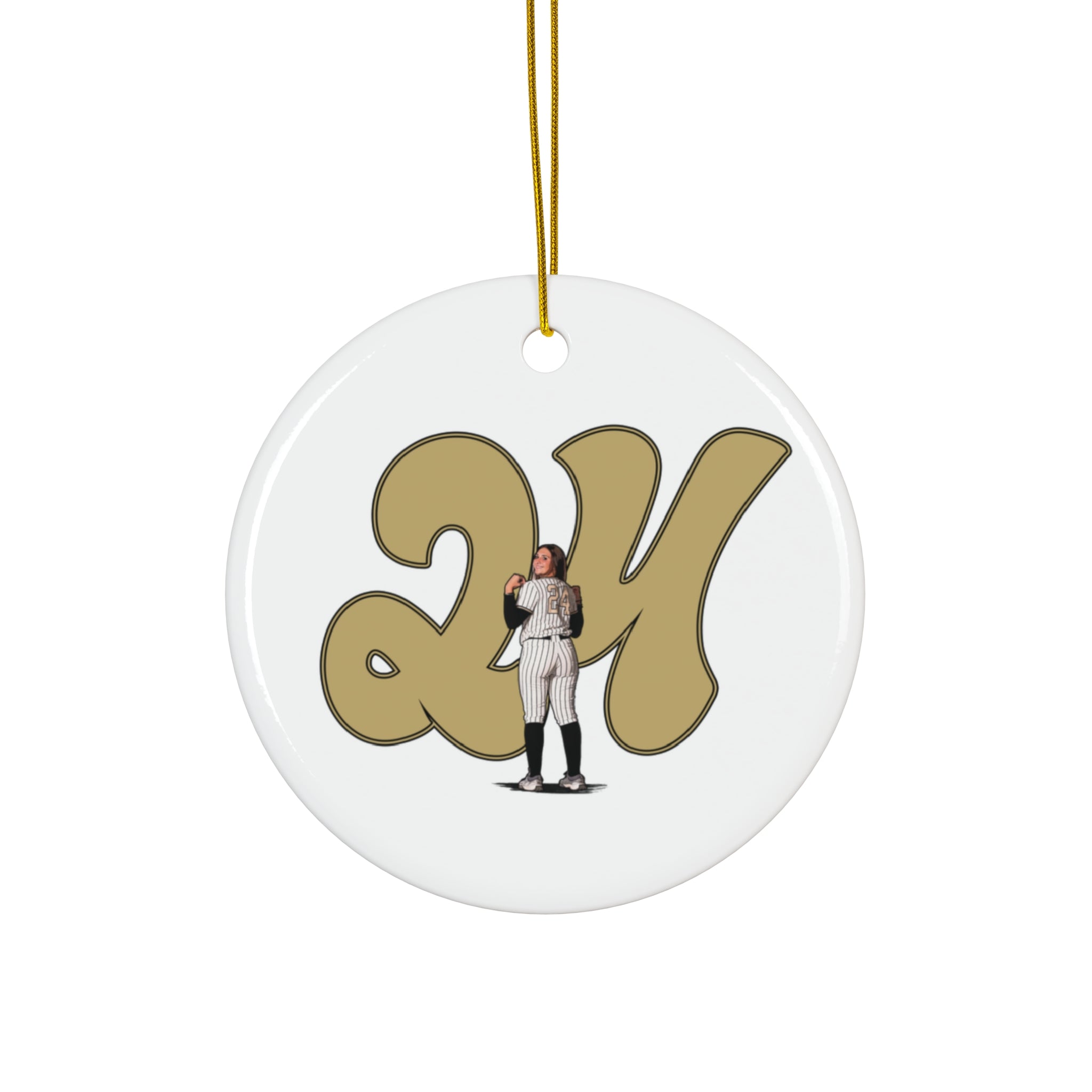 Gabi Casco Ceramic Ornament