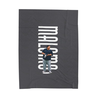 Olivia Malomo Velveteen Plush Blanket