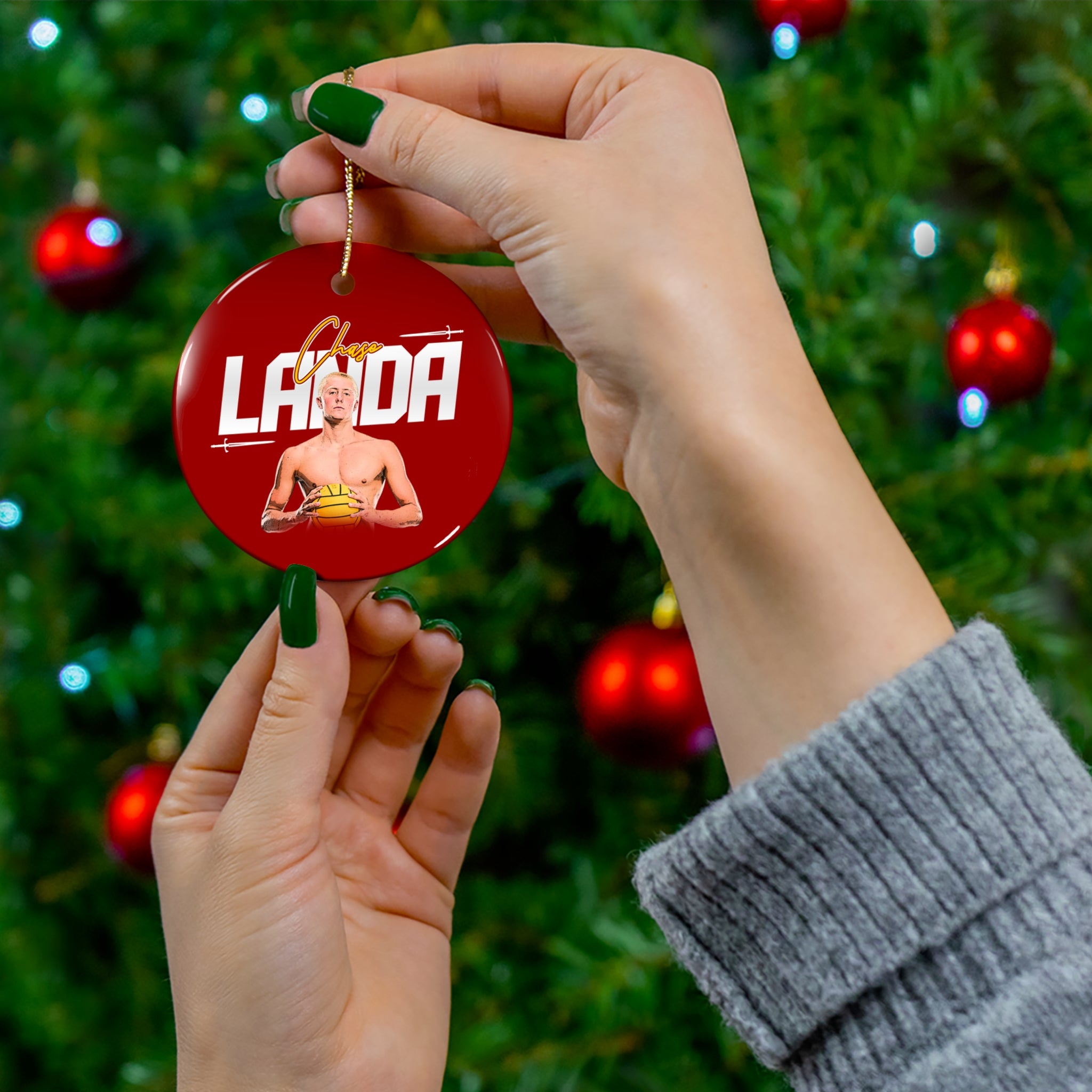 Chase Landa Ceramic Ornament