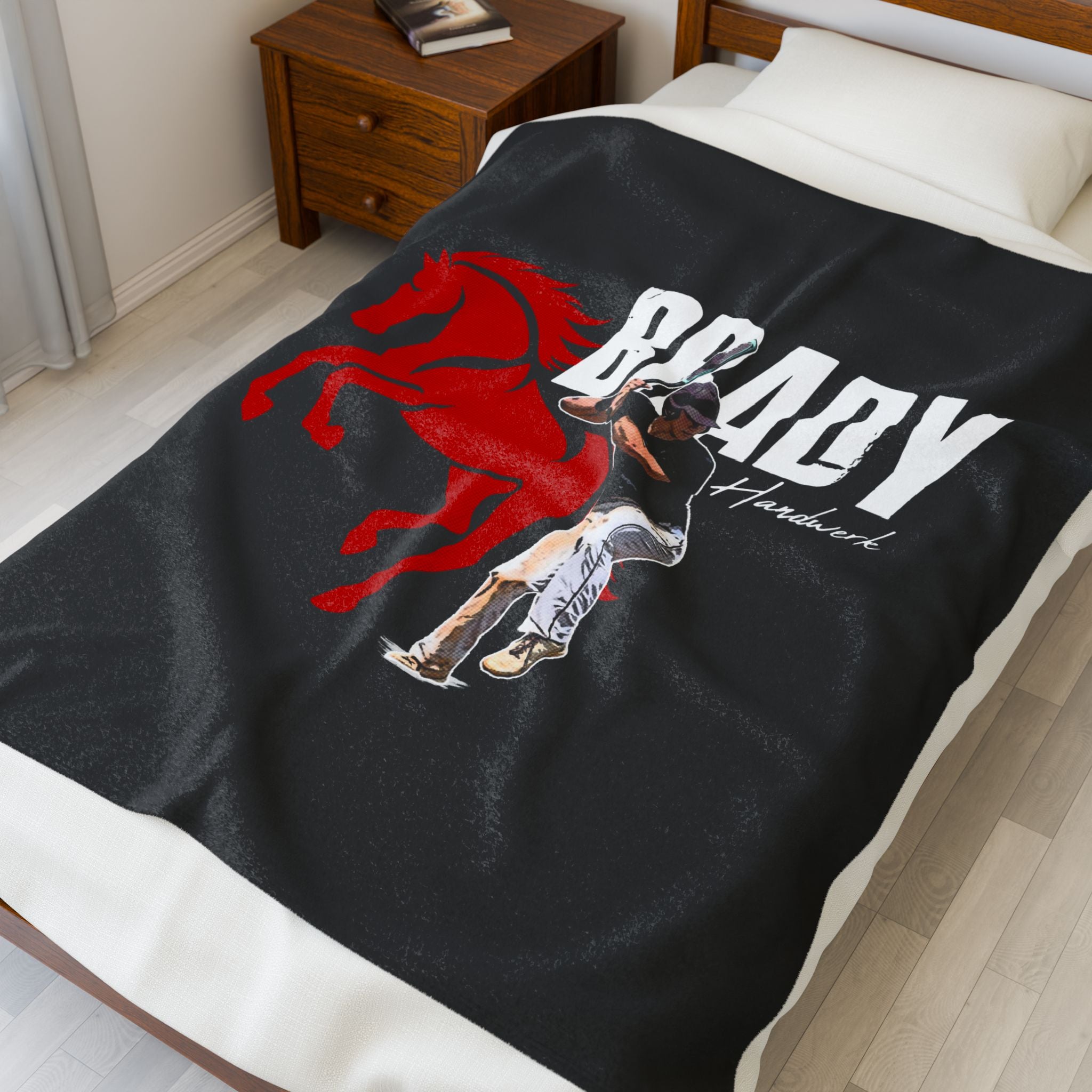 Brady Handwerk Velveteen Plush Blanket