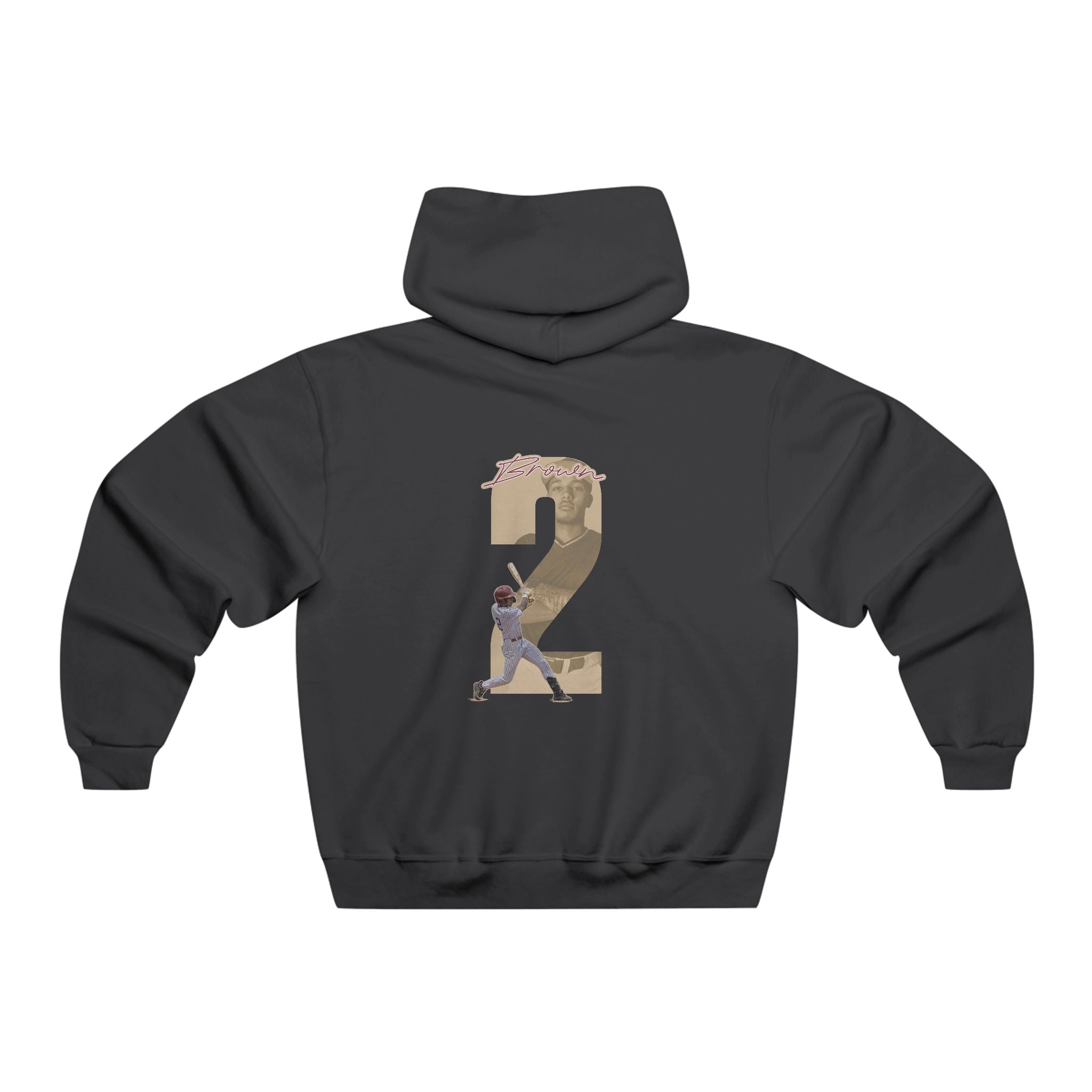 Xay Brown Vintage Hoodie