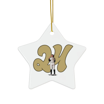 Gabi Casco Ceramic Ornament