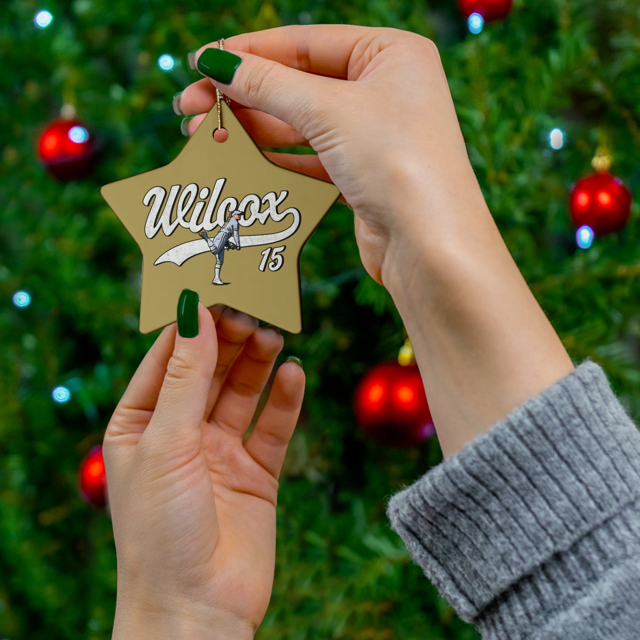 Izzy Wilcox Ceramic Ornament