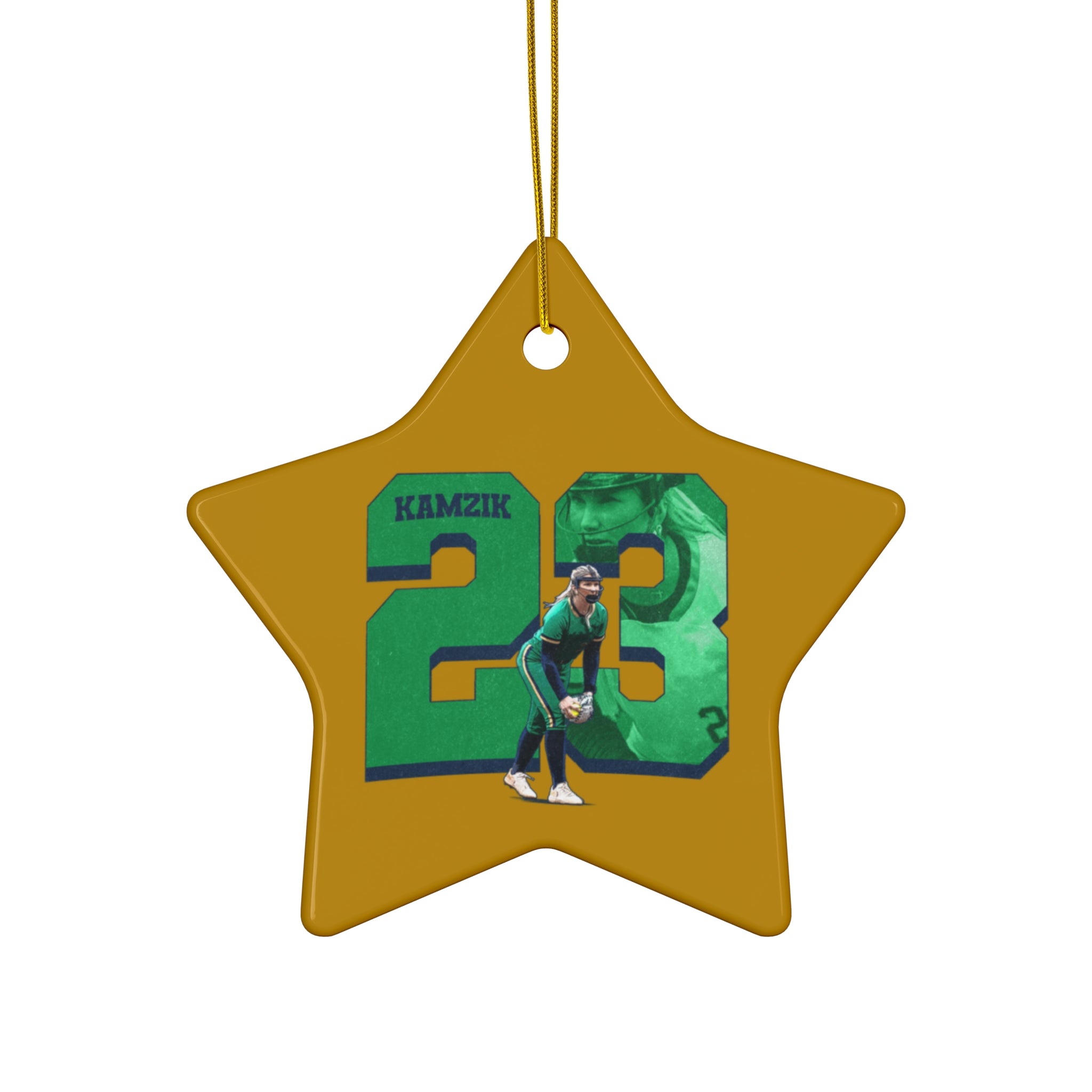 Kamryn Kamzik Ceramic Ornament