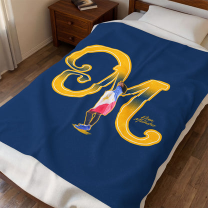 Nina Mathelus Velveteen Plush Blanket