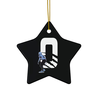 Aaron Cyrus Ceramic Ornament