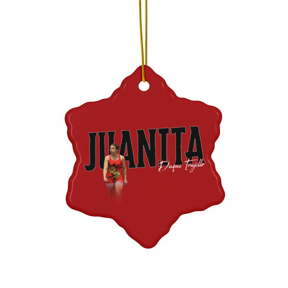 Juanita Duque Trujillo Ceramic Ornament